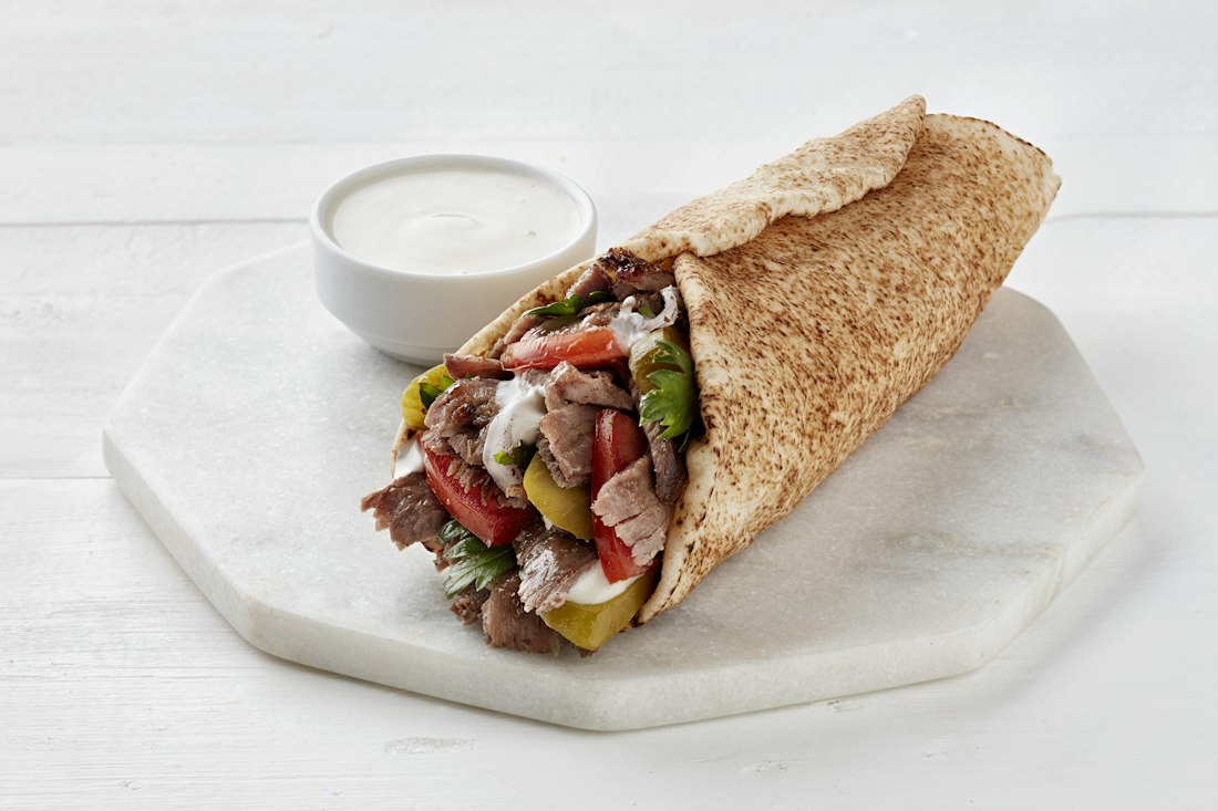 Shawarma im Fladenbrot